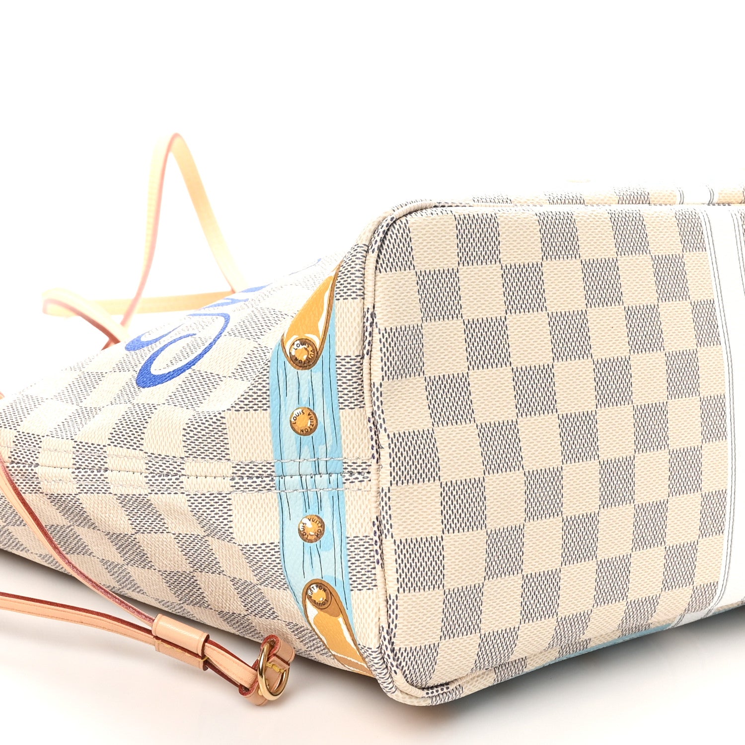 Louis Vuitton Damier Azur Summer Trunks Mykonos Neo Neverfull MM 10 of 11