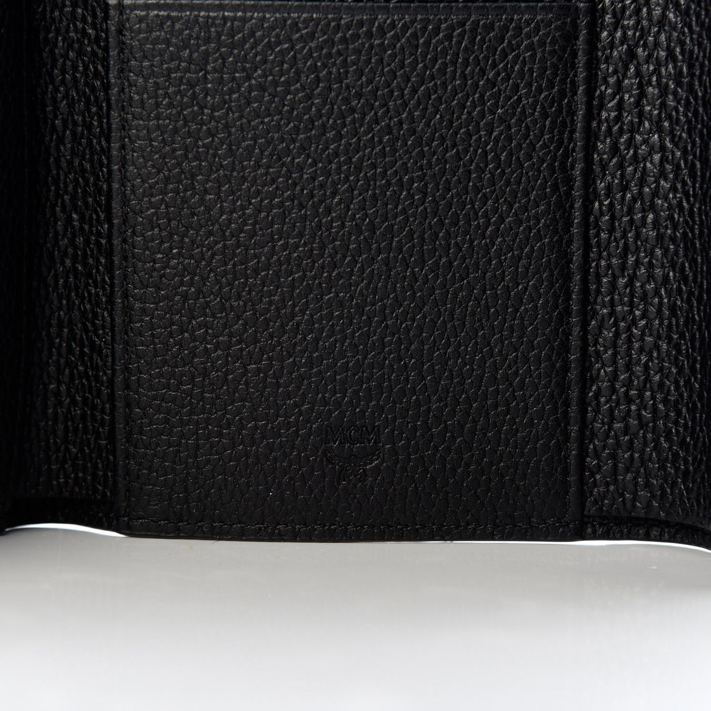 Visetos Studded Compact Patricia Trifold Wallet Black