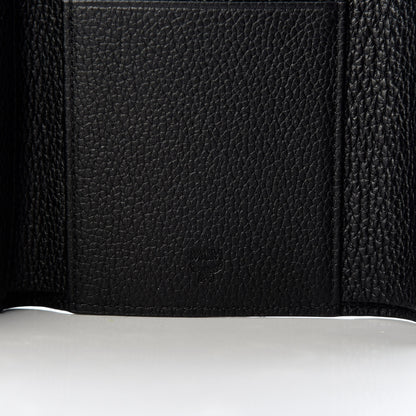MCM Visetos Studded Compact Patricia Trifold Wallet Black 6 of 7