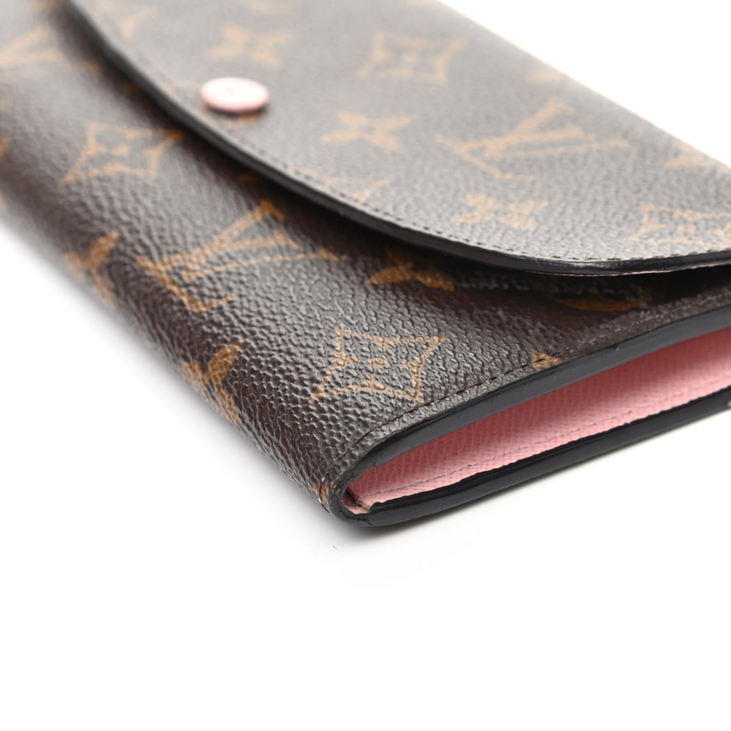 Louis Vuitton Monogram Emilie Wallet Rose Ballerine 8 of 12