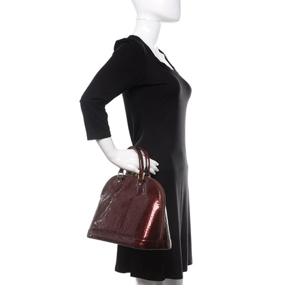 Louis Vuitton Vernis Alma PM Rouge Fauviste 2 of 12