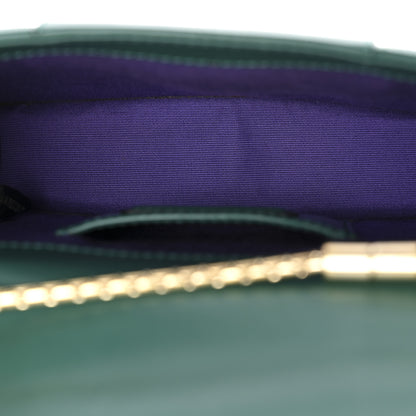 Bulgari Calfskin Small Serpenti Forever Snake Strap Crossbody Bag Emerald Green 5 of 11