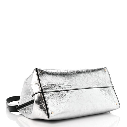 Chloe Metallic Calfskin Penelope Clutch Silver 4 of 11