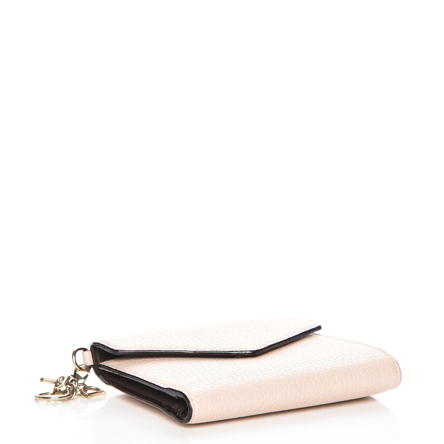 Christian Dior Bullcalf Diorissimo Medium Envelope Wallet Rose Poudre 4 of 9