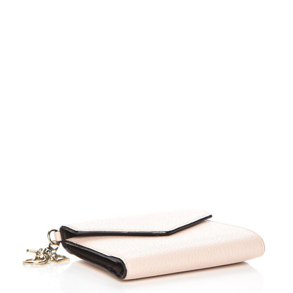 Christian Dior Bullcalf Diorissimo Medium Envelope Wallet Rose Poudre 4 of 9