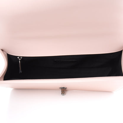 Chanel Calfskin Chevron Micro Chains Boy Flap Light Pink 5 of 10