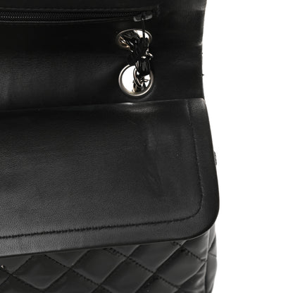 Chanel Patent Quilted Medium Double Flap Black 12 of 17
