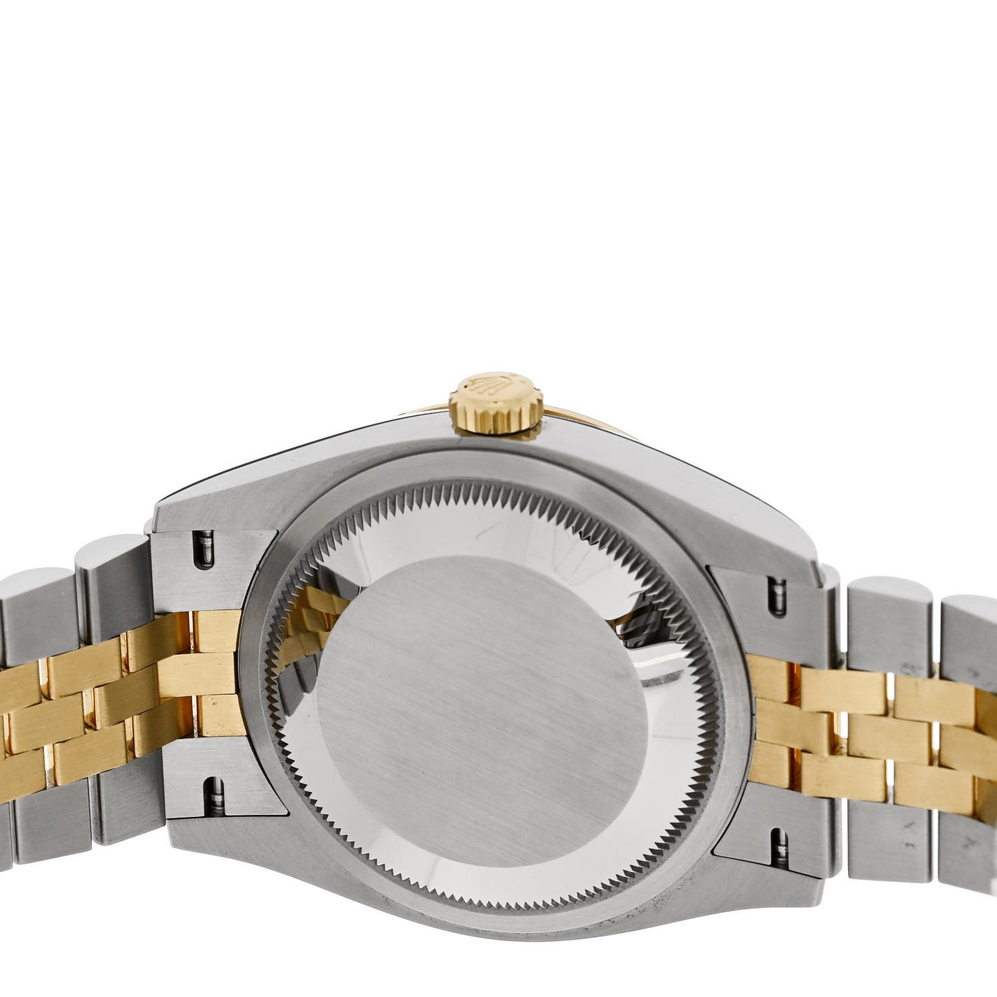 Stainless Steel 18K Yellow Gold 36mm Oyster Perpetual Datejust Watch Golden Palm 126233