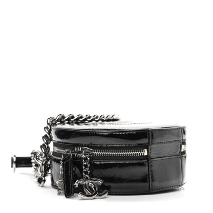 Chanel Patent Round As Earth Evening Bag Black 4 of 11