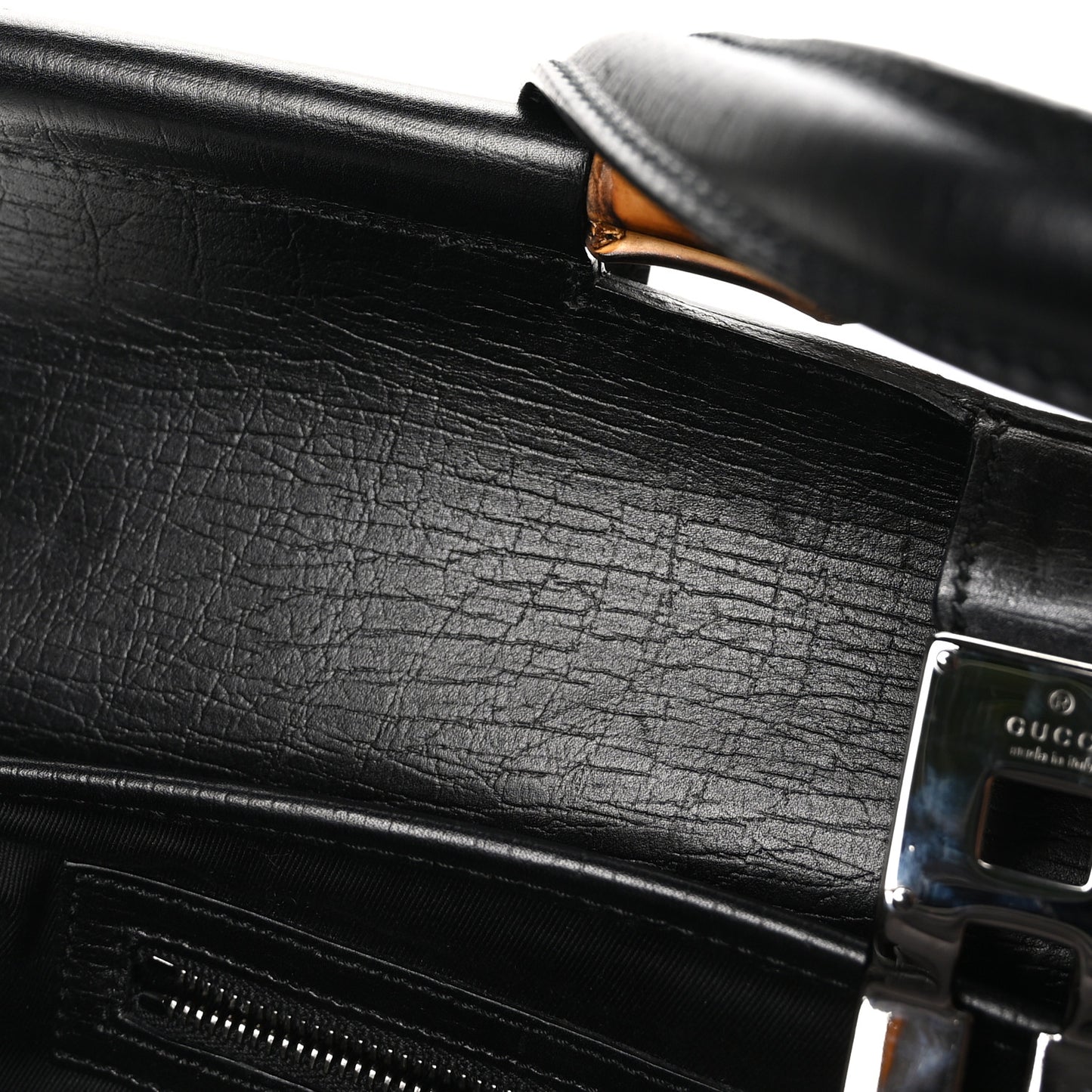 Monogram Bamboo Bullet Bag Black