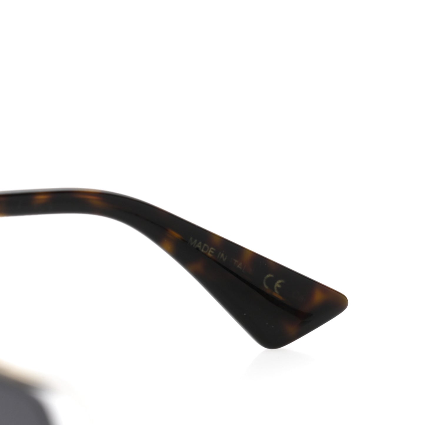Metal Square Frame Sunglasses GG0817S Gold Grey