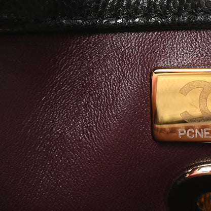 Chanel Caviar Lizard Embossed Quilted Mini Coco Handle Flap Black 7 of 11