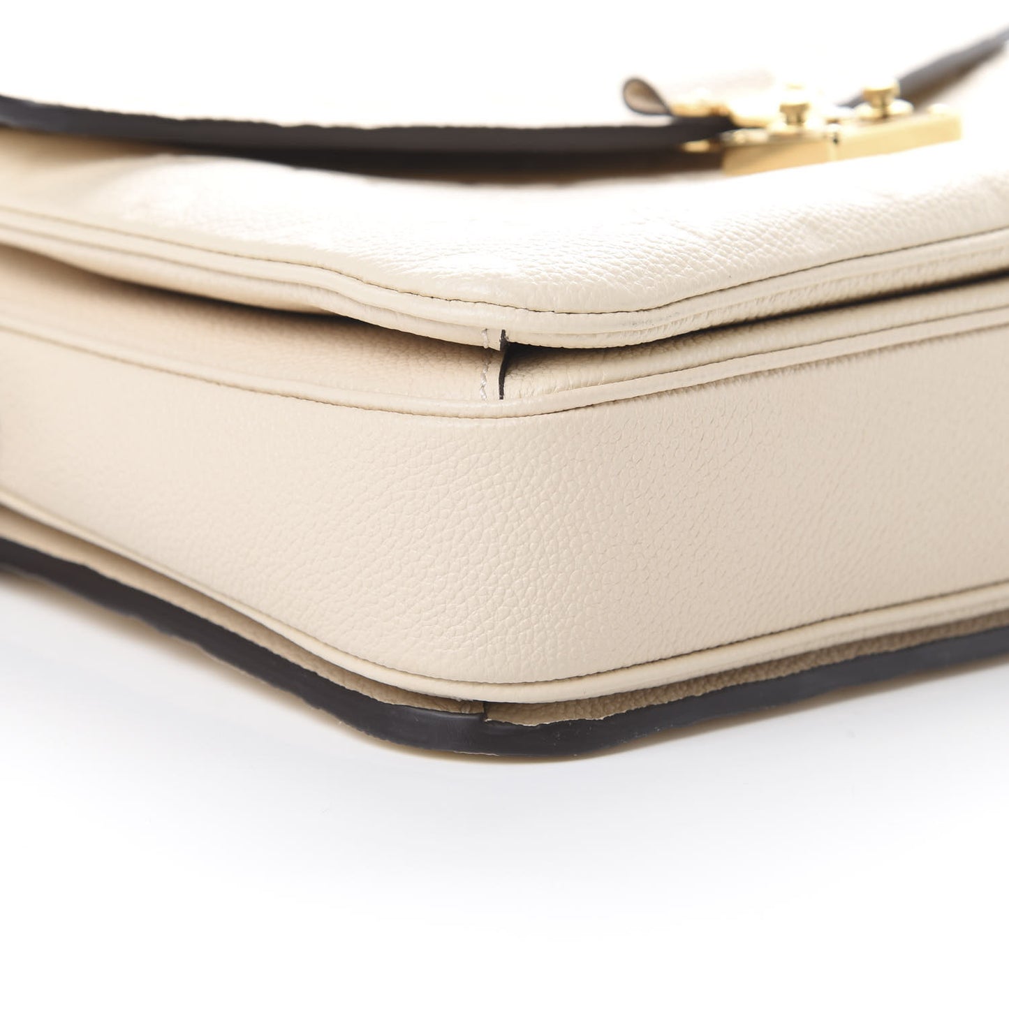 Empreinte Braided Pochette Metis Creme Beige Caramel