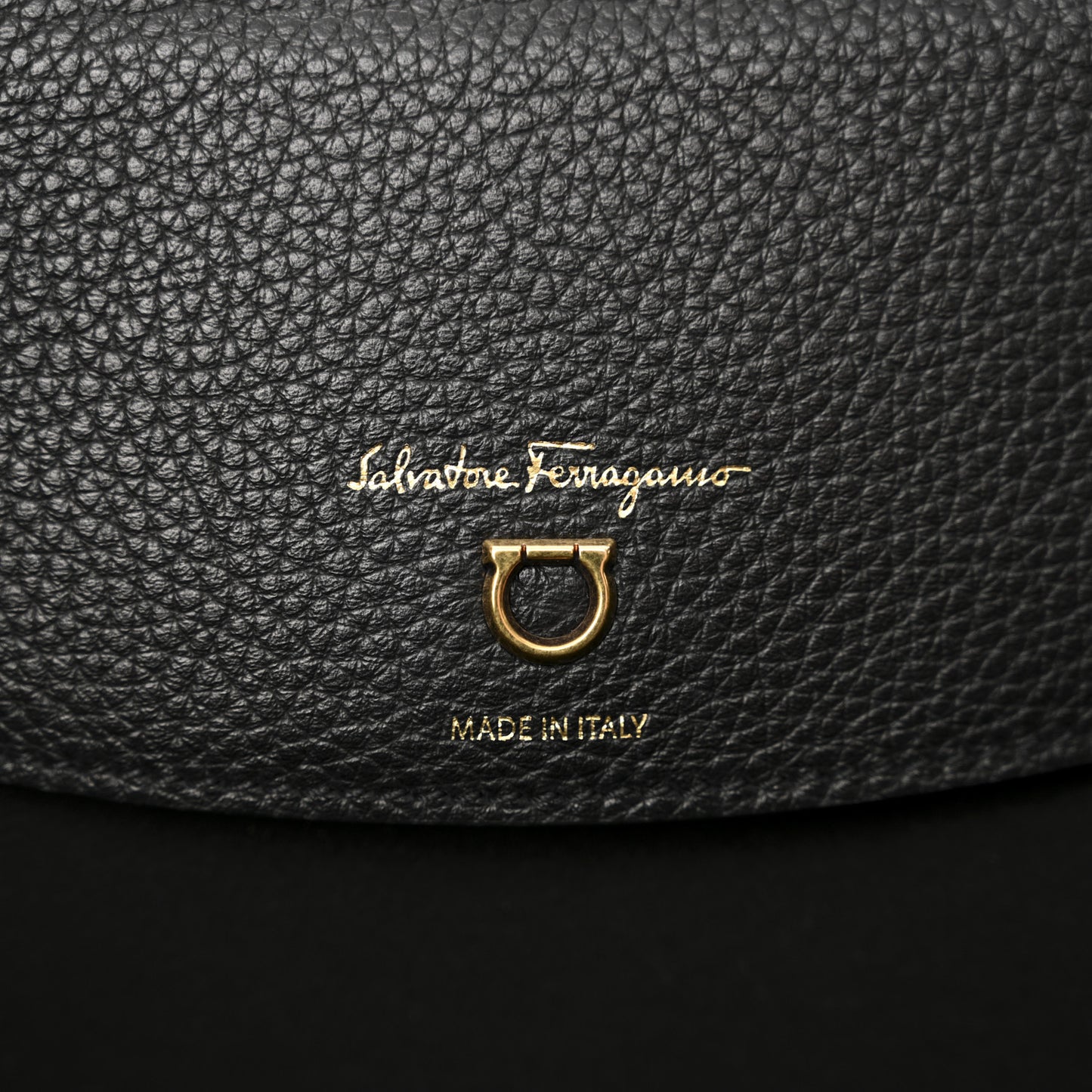 Calfskin Travel Tote Black