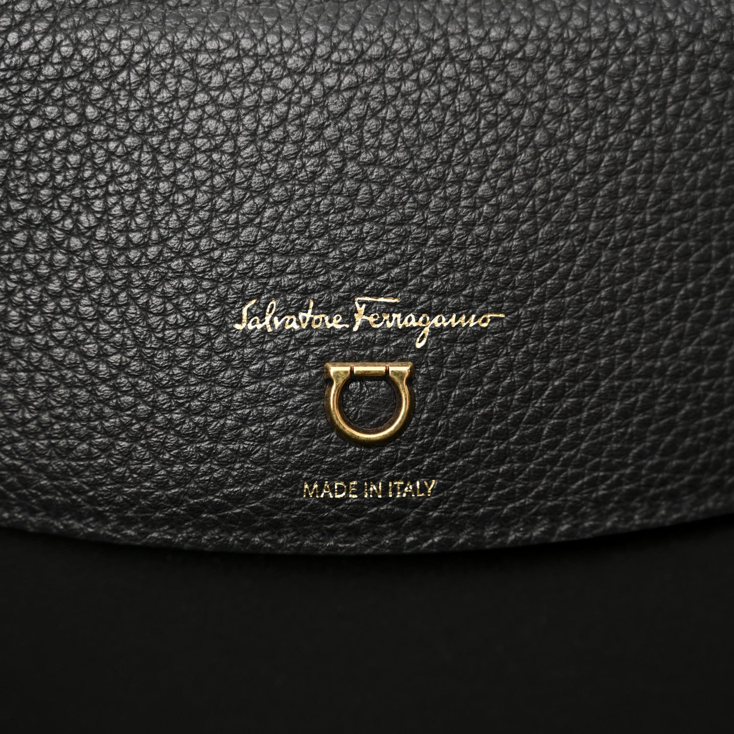 Salvatore Ferragamo Calfskin Travel Tote Black 7 of 10