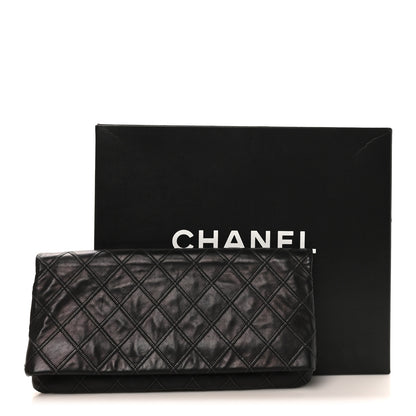 Chanel Calfskin Stitched Thin City Clutch Black 10 of 10