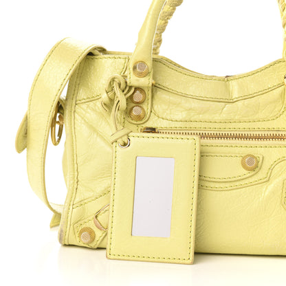 Balenciaga Agneau Giant 12 Gold Hardware Mini City Jaune Citronnade 11 of 18