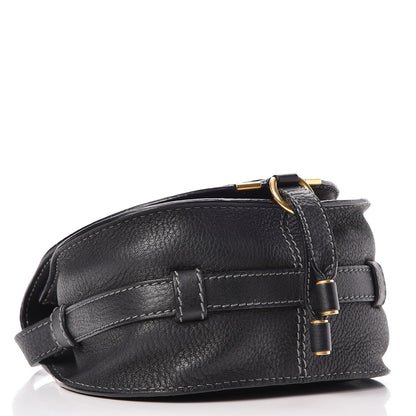 Chloe Calfskin Mini Marcie Round Crossbody Bag Black 4 of 7