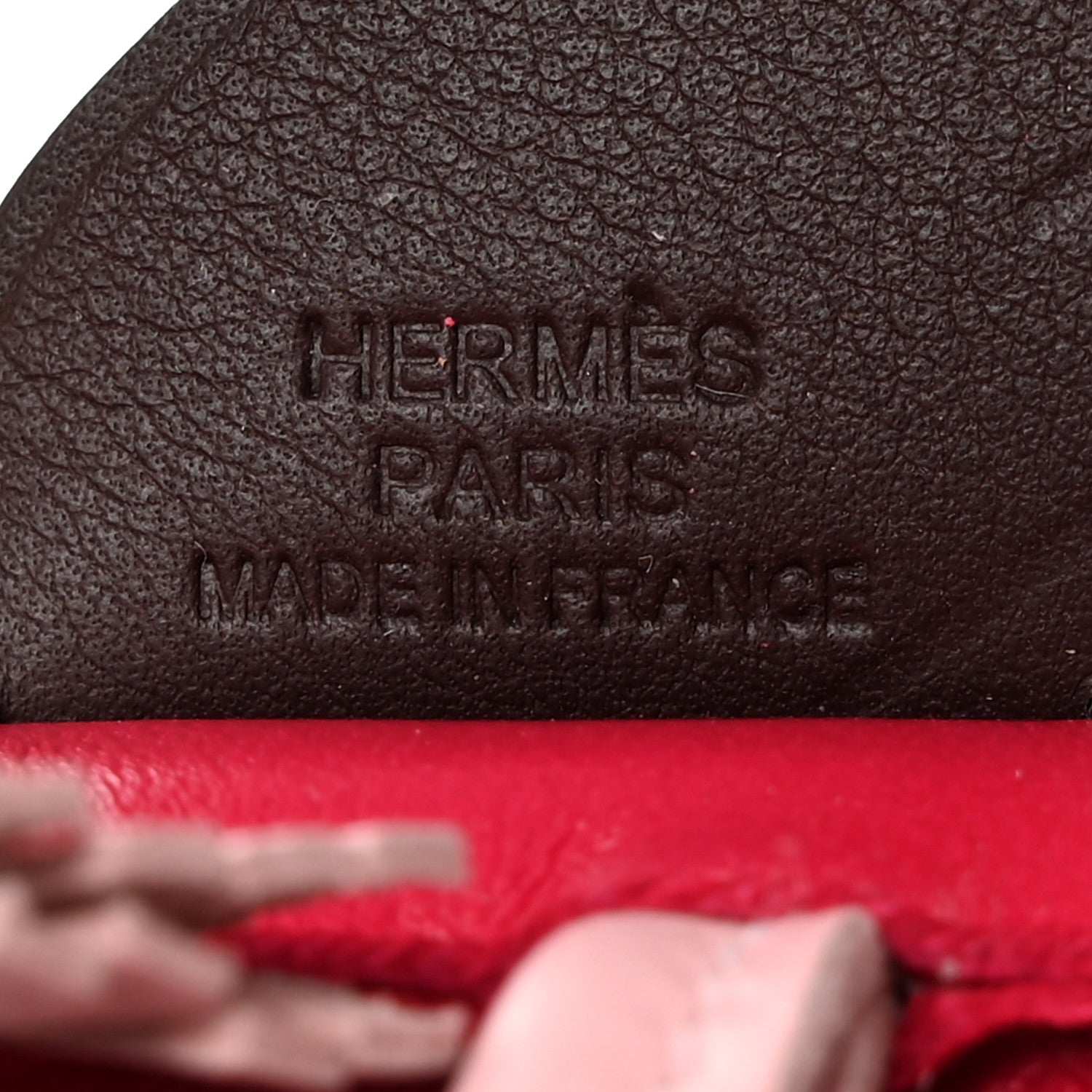 Hermes Milo Lambskin Grigri Rodeo Pegase Horse Bag Charm PM Framboise Rose Sakura Rouge Sellier 3 of 5
