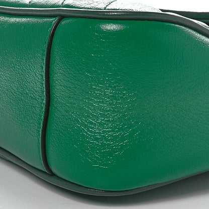 Gucci Azalea Calfskin Enamel Matelasse Diagonal Small Torchon GG Marmont Shoulder Bag New Shamarock Emerald 10 of 10