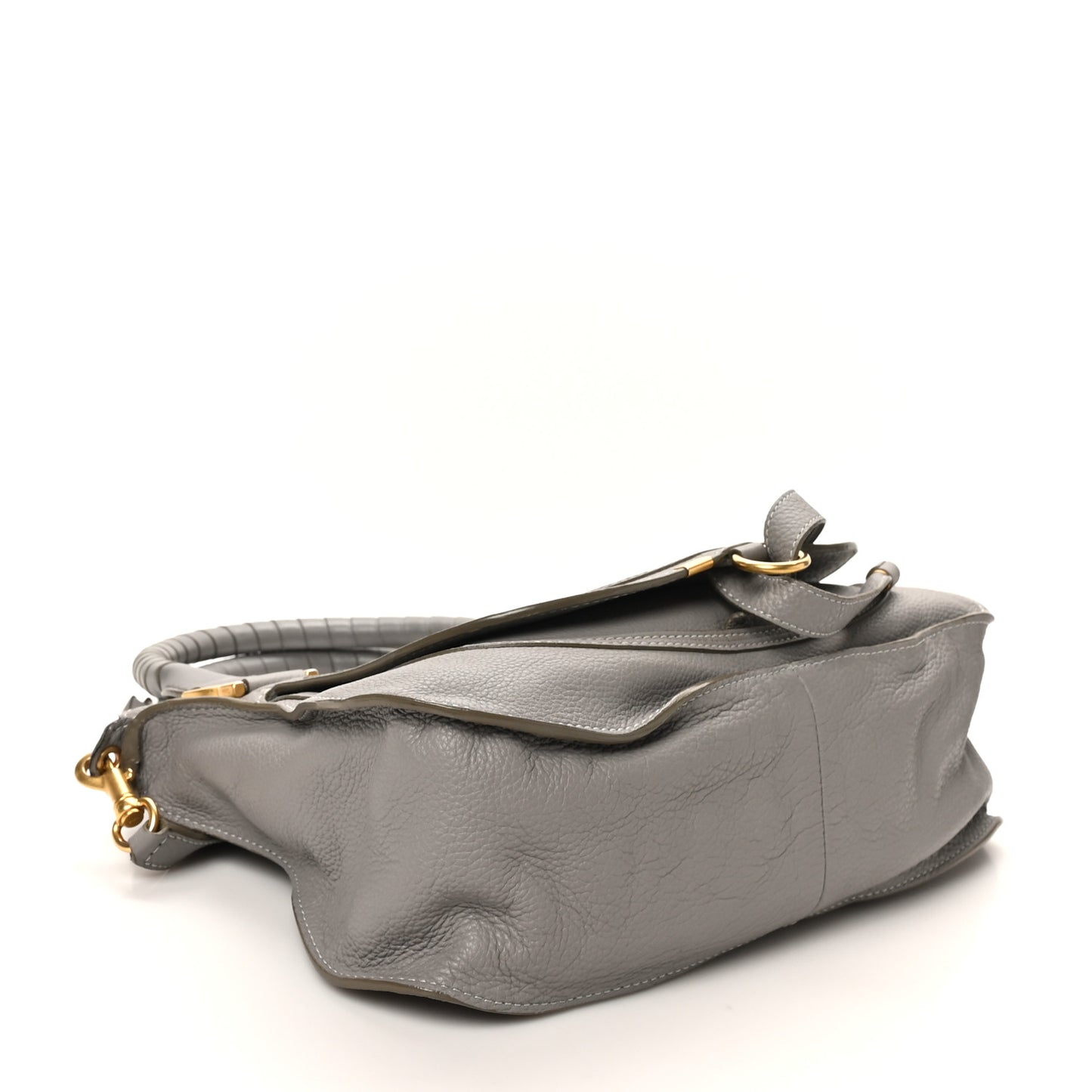 Calfskin Medium Marcie Satchel Cashmere Grey