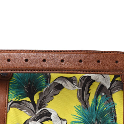 Proenza Schouler Canvas Tropical Printed Medium PS1 Satchel Brown 15 of 15