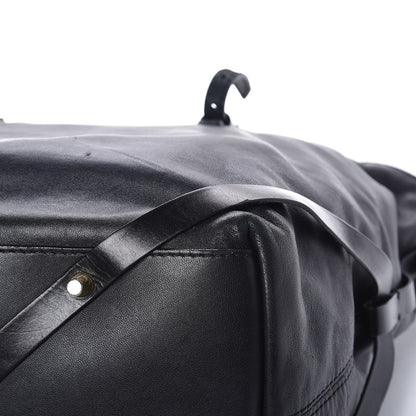 Burberry Lambskin Medium East West Tote Black 11 of 14