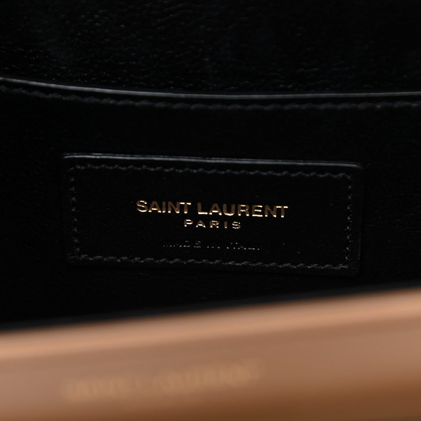 Box Calfskin Monogram Medium Solferino Satchel Natural Tan