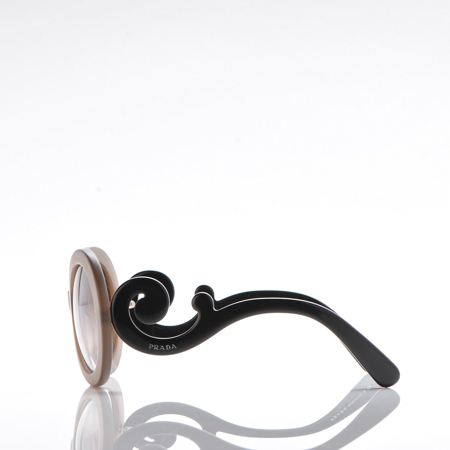 Prada Baroque Sunglasses SPR 27N Brown 3 of 8