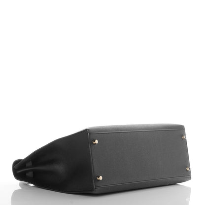 Hermes Epsom Kelly Sellier 35 Black 6 of 32