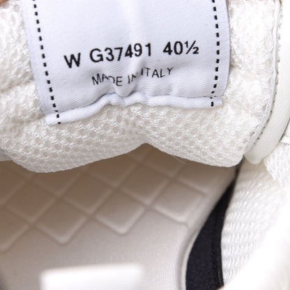 Chanel Calfskin Mesh Lycra Suede Womens Logo Sneakers 37.5 White 18 of 20