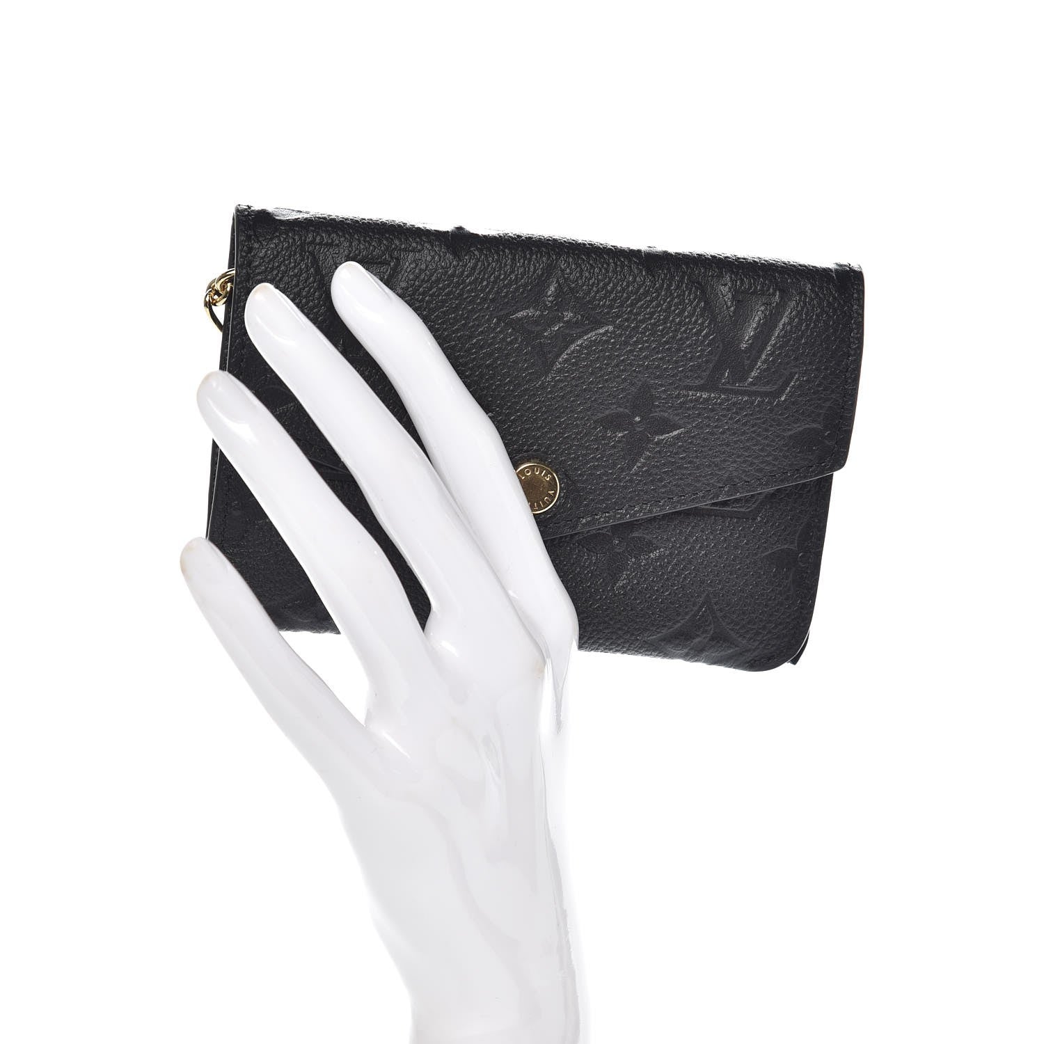 Louis Vuitton Empreinte Key Pouch Black 2 of 7