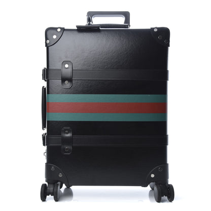 Gucci Calfskin Web Globe-Trotter Carry-On Black 1 of 15