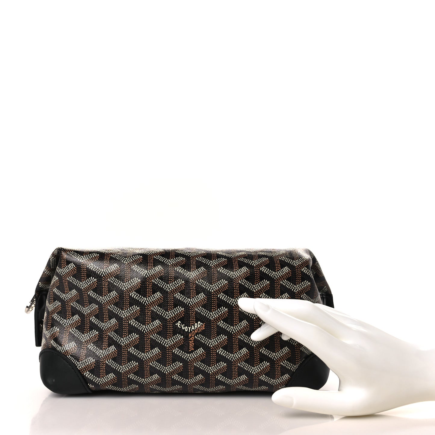 Goyardine Boeing 25 Trousse de Toilette Black