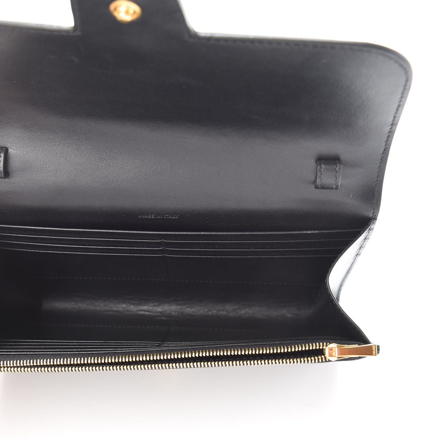 Smooth Calfskin Tassel Belt Bag Black