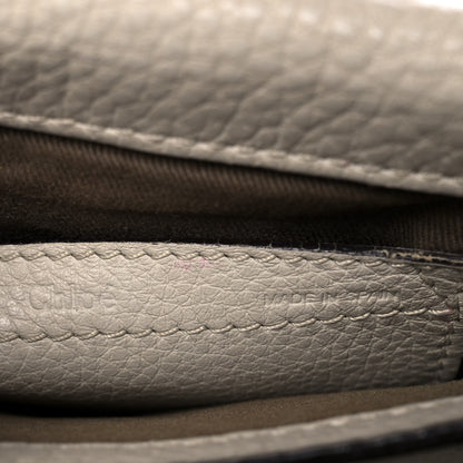 Chloe Calfskin Mini Marcie Round Crossbody Bag Cashmere Grey 5 of 10