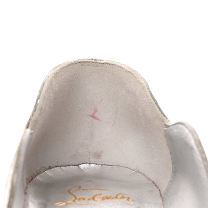 Christian Louboutin Glitter Specchio Hot Chick 100 Pumps 40.5 Silver 10 of 15