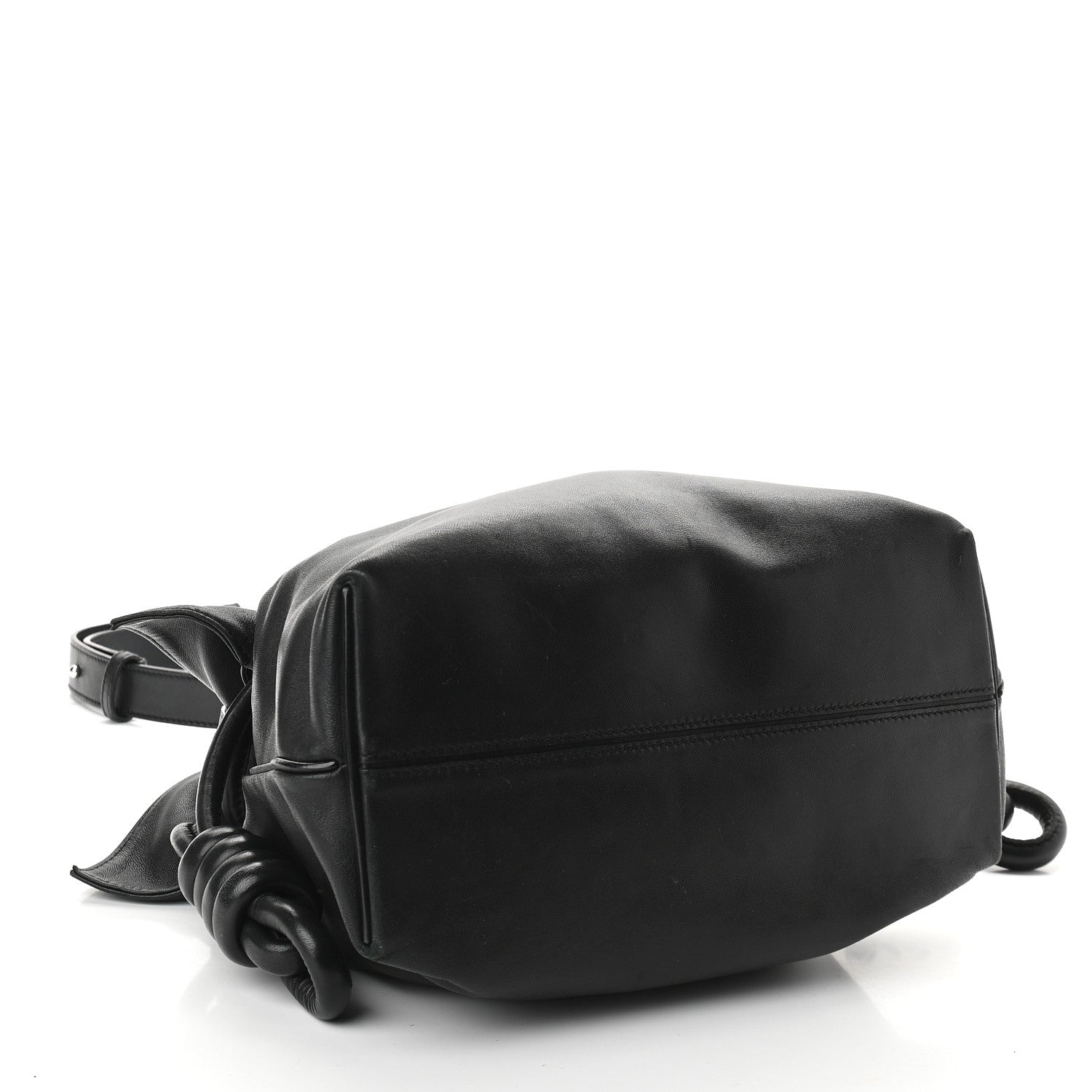 Loewe Calfskin Small Flamenco Knot Bag Black 4 of 8