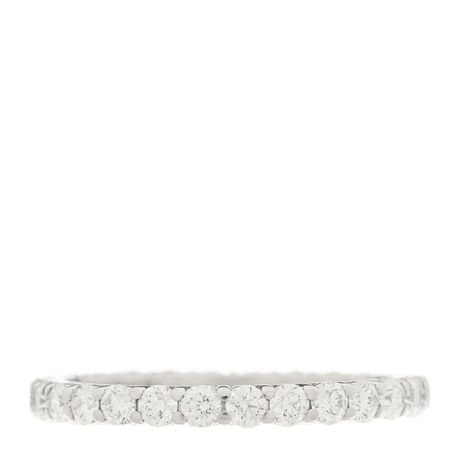 Platinum Diamond 2.2mm Full Circle Forever Band Ring 51 5.75