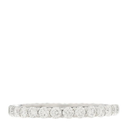 Tiffany Platinum Diamond 2.2mm Full Circle Forever Band Ring 51 5.75 3 of 5