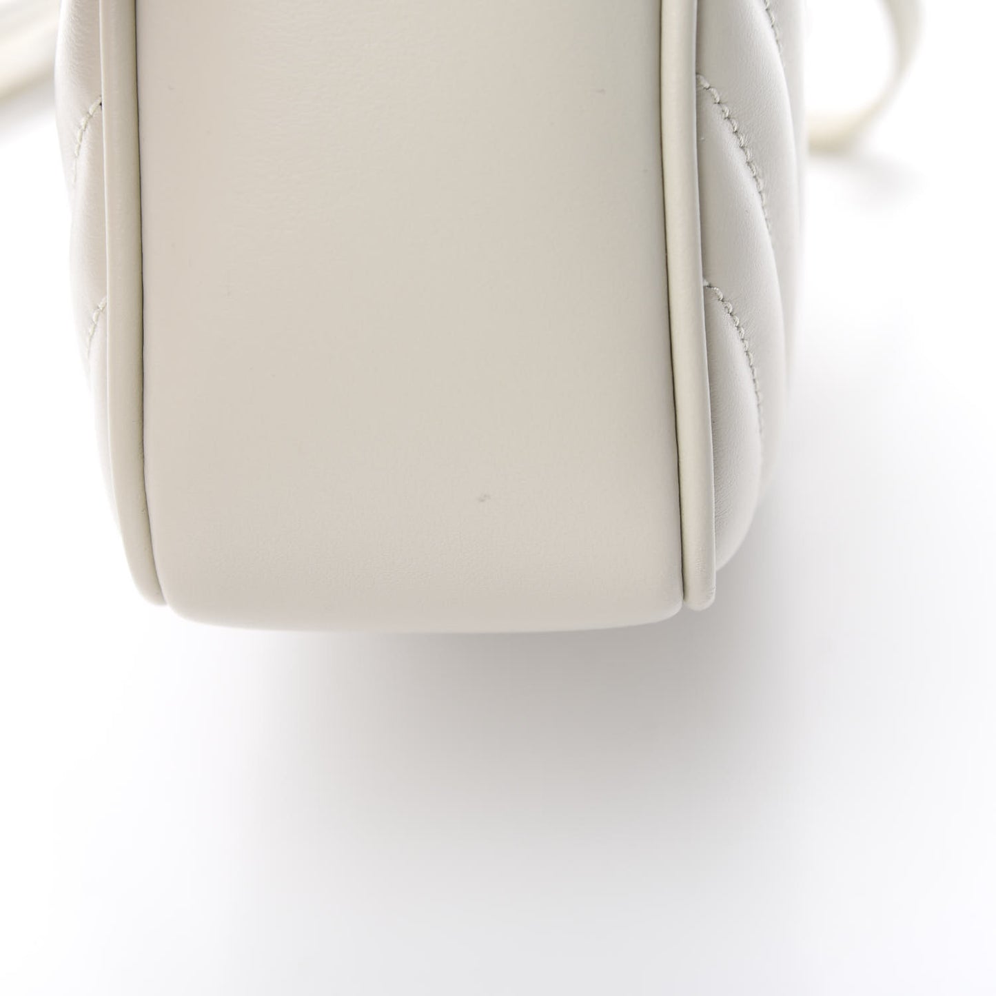 Calfskin Matelasse Monogram Lou Camera Bag Crema Soft