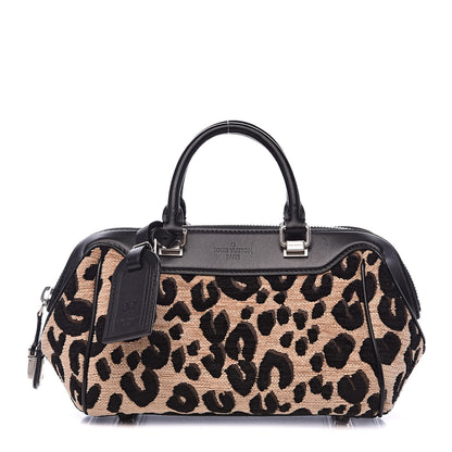 Louis Vuitton Jacquard Velvet Leopard Print Stephen Sprouse Baby Bag 1 of 12