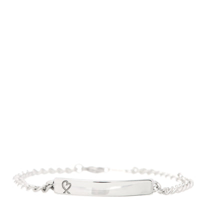 Tiffany Sterling Silver Paloma Picasso Loving Heart Bar Bracelet 1 of 5