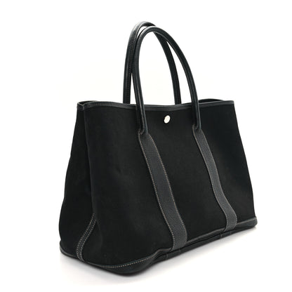 Hermes Toile Vache Country Garden Party 36 Black 3 of 13