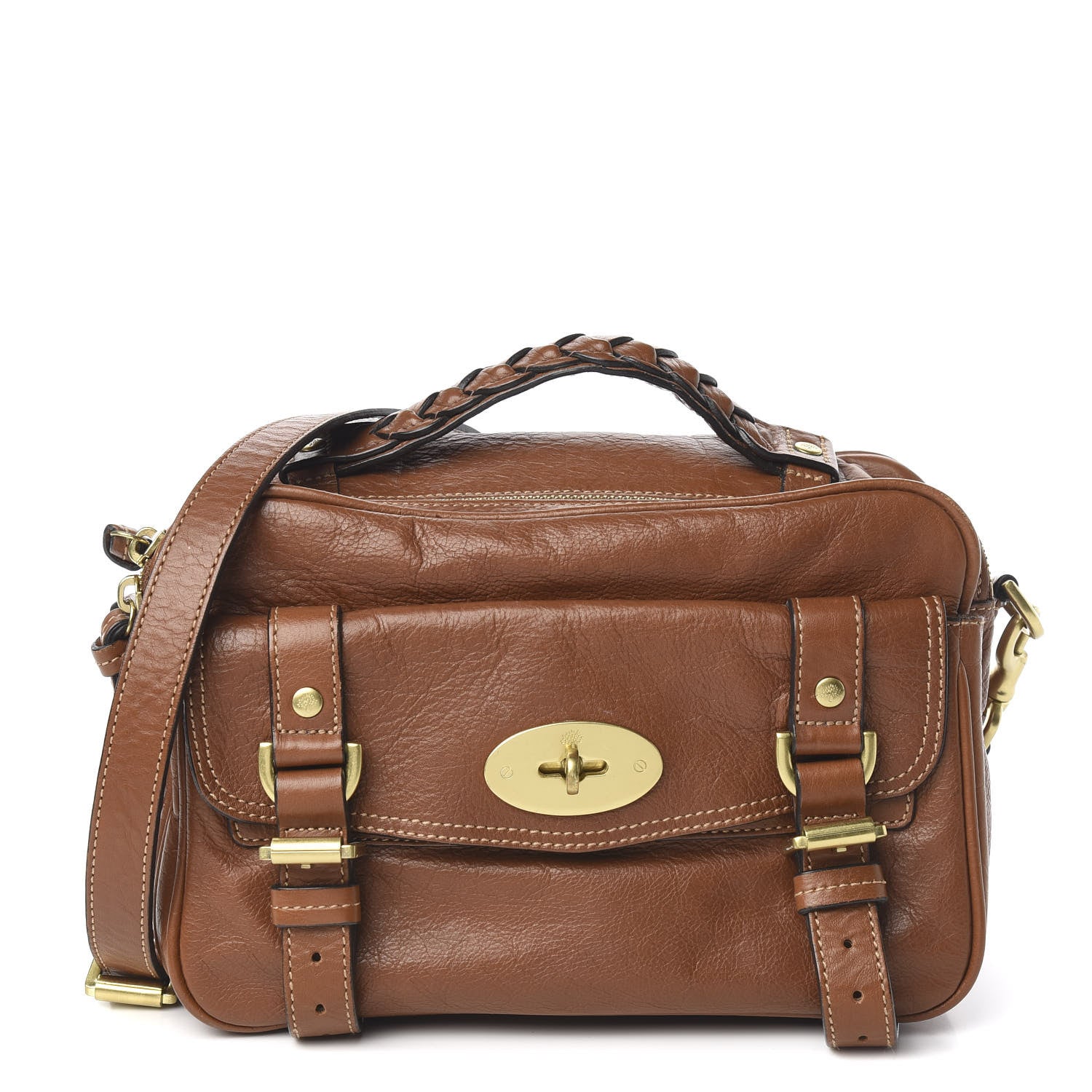 Mulberry Soft Buffalo Postmans Lock Camera Bag Oak 1 of 11