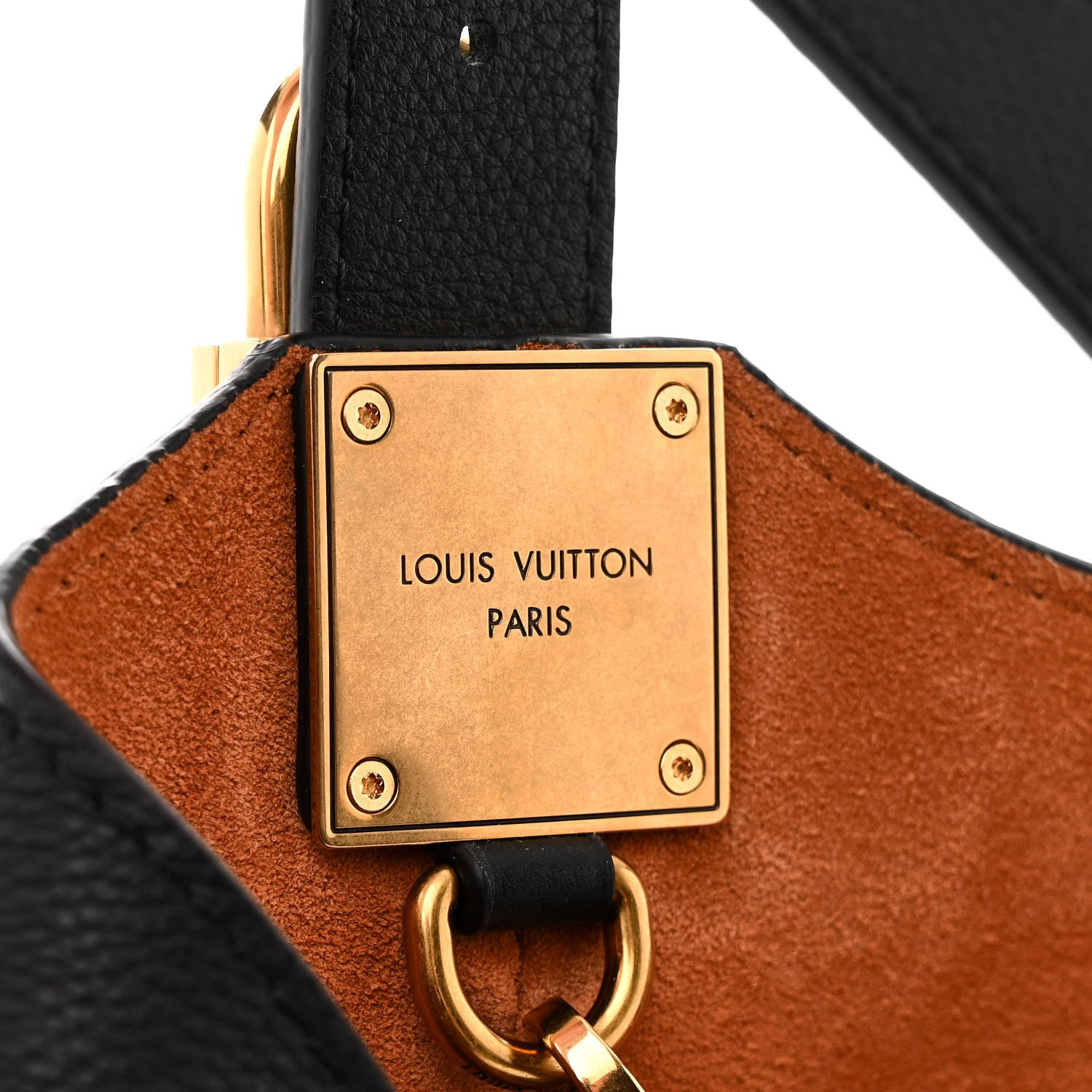 Louis Vuitton Grained Calfskin Low Key Hobo PM Black 8 of 11