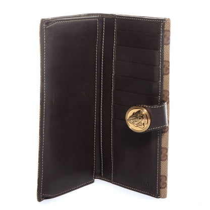 Gucci Crystal Monogram Hysteria Continental Wallet Brown 6 of 8