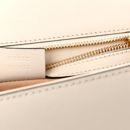 Gucci Calfskin Small Sylvie Shoulder Bag Off White 7 of 10
