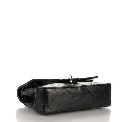 Chanel Lambskin Quilted Medium Double Flap Black 4 of 9