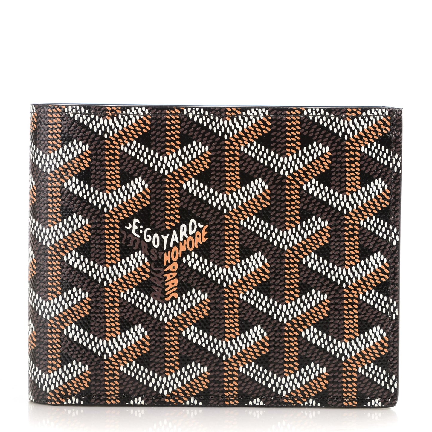 Goyardine Bi-Fold Wallet Black